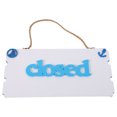 thumbnail image 5 of MRLESS Double-Sided Open Closed Sign Wooden Hanging Door Pendant for Restaurant Bar Decor Sky Display Sign, 5 of 8