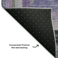thumbnail image 5 of Addison Rugs Mayfield Premium Machine Washable Transitional Geometric Lavender Rectangle Rug, 2'6" x 3'10", 5 of 7