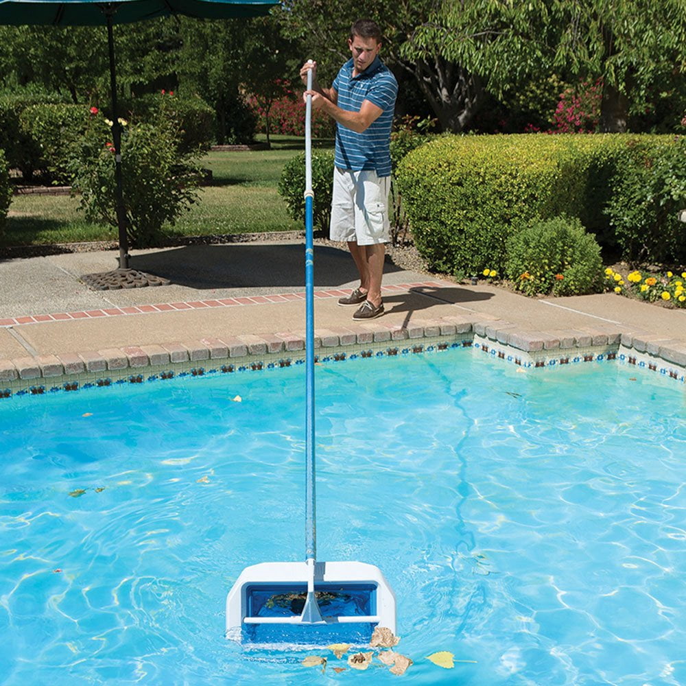 Poolmaster Swivel Skim Elite - Bi-Directional Floating Swimming Pool and Spa Skimmer/Rake with Mesh Net