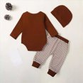 thumbnail image 4 of HCNTES Baby Boy Winter Clothes Baby Boys Romper Clothes Set Newborn Infant Baby Boys Fall Winter Outfit 0 3 6 9 12 18 Months, 4 of 6