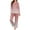 Pink, variant on ZUKMRJPC Womens Pajama Sets 2 piece Fall Fashion Gradient Color V-neck Long Sleeve Top and Pants Sets Soft Comfy Cotton Sleepwear Sets