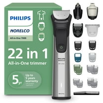 Philips Norelco All-In-One 7000 Series 22 In 1 Trimmer For Men For Face, Hair & Body, Premium Precision Comb, Full Metal Self-Sharpening Blades & 25 Length Settings, MG7965/49