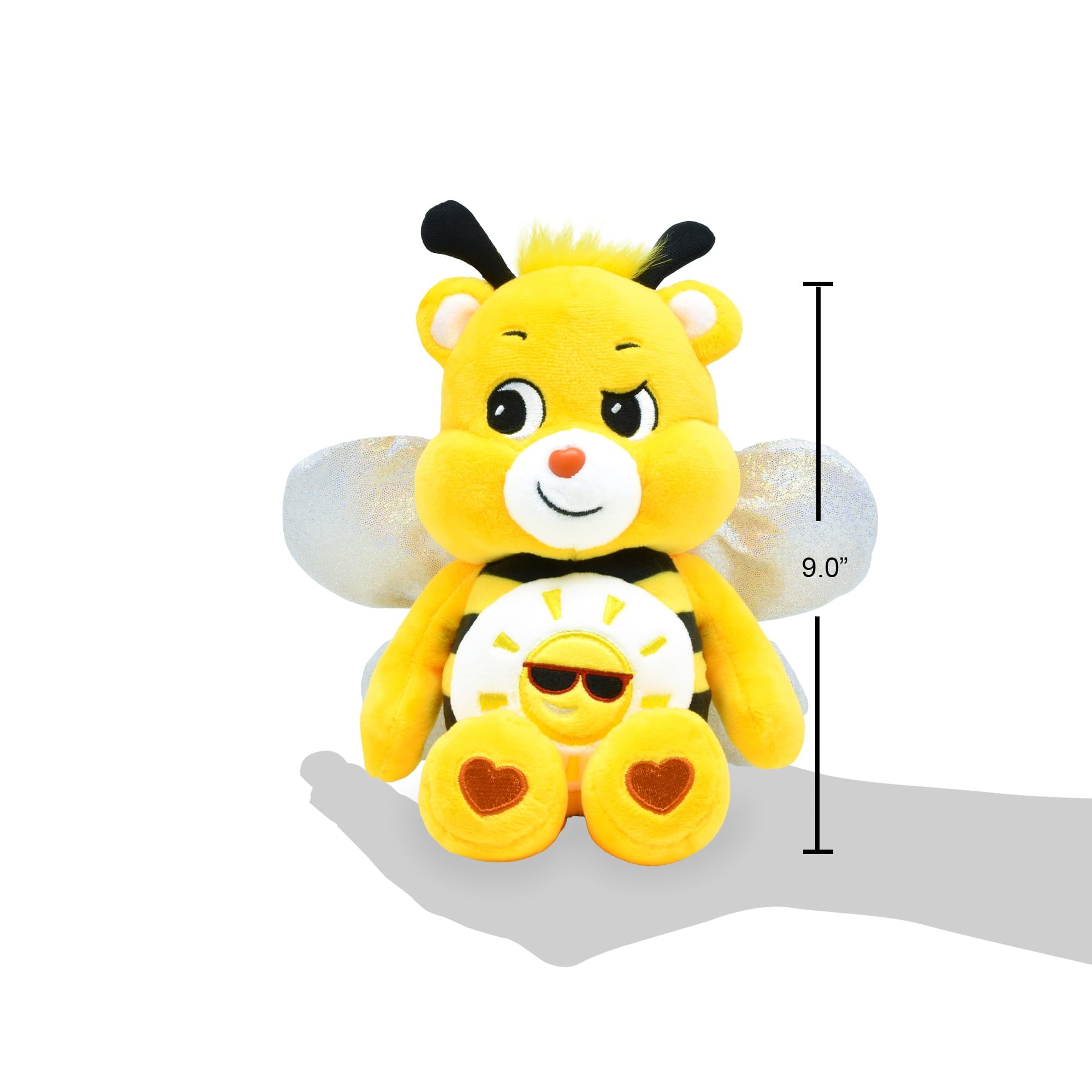 Care Bears Spring Bee Funshine Bear Plush - Walmart.com