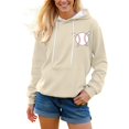 thumbnail image 4 of WZXFASHION Chandail à Col Imprimé pour la Journée de Compétition pour Femmes, Épaules Dénudées, Manches Longues, Rabais de 50 %, Liquidation, Chandail à Fermeture Éclair, 4 of 9