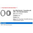 thumbnail image 2 of Rear Wheel Bearing - Compatible with 2005 - 2013 Chevy Equinox 2006 2007 2008 2009 2010 2011 2012, 2 of 2