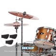 thumbnail image 3 of 6 Pcs Drum Pads Kit Rack Mats Practical Stand Protectors Drummer Accessories Practice Accessory, 3 of 6