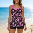 thumbnail image 2 of FDGIU ‌Women's Tankini Modest Swim Top Blouson Loose Fit Bathing Suit Top for Casual Swimming Wear, 2 of 7