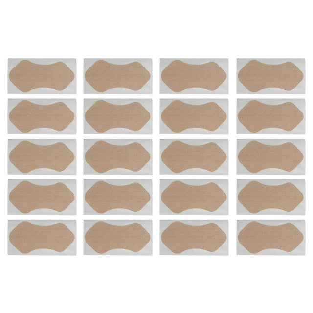 Lot de 20 coussinets anti-transpiration jetables pour aisselles, élastiques, haute absorption, respirants et invisibles
