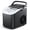 Black, variant on XUTUMM Portable Ice Maker Machine with WiFi, 2 Ice Sizes, Makes 9 Cubes in 6 Mins, 28 lbs per Day, Self-Cleaning Function, Includes Ice Scoop & Basket for Home, Kitchen