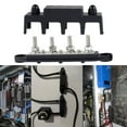 thumbnail image 2 of 4 Post Battery Terminal Distribution Block 250A 48V Professional Power Distribution Block with Cover M8 M10 Stable Busbar Distributor Block High Current Wiring Stud for Car Boat RV, 2 of 9