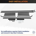 thumbnail image 7 of Kojem Universal Shipping Container Shelving Shelf Bracket Wall Mounting Black Steel Pair, 7 of 7