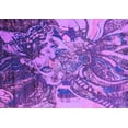 thumbnail image 1 of Ahgly Company Indoor Rectangle Oriental Purple Industrial Area Rugs, 2' x 3', 1 of 4