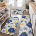 thumbnail image 2 of Pioneer Flower Floral Print Pattern Kitchen Rugs Sets Of 3,Kitchen Runner Rugs Non Skid Washable,Decorative Kitchen Floor Mats for Kitchen,Sink,Laundry,17"x30"+ 17"x47" + 17"x59", 2 of 6