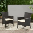 thumbnail image 2 of Brown Wicker Outdoor Chairs, 2 of 2