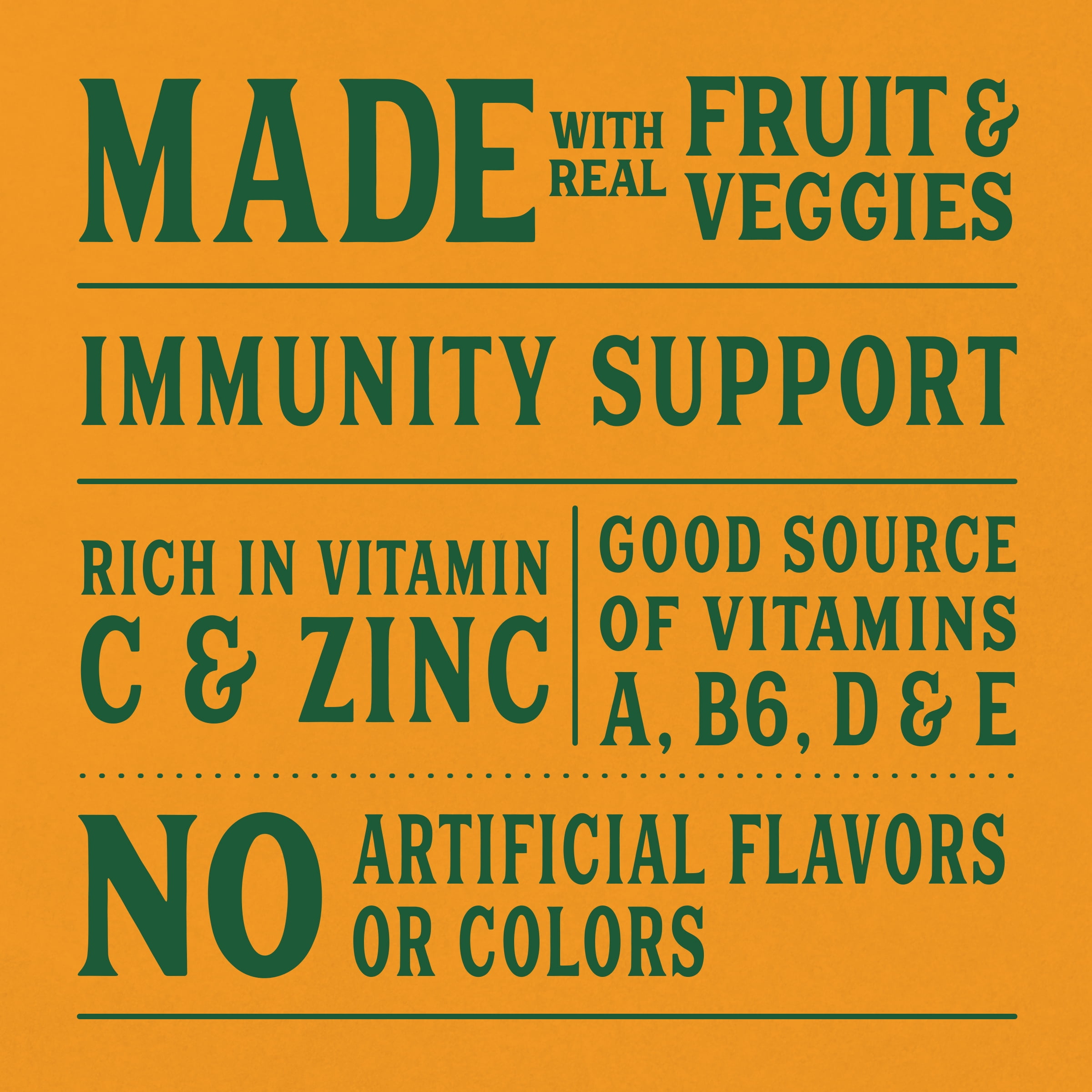Tree Top FAVs® Strawberry Fruit and Vitamin Immunity Pouch, 3.2 Ounce, 10 Count