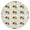 White-437, variant on Round Picnic Table Cloth 100% Waterproof & Oil Proof, Elastic Fitted Table Cover for 36"-44" Round Tables, for Dining, Camping, Outdoor