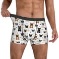 thumbnail image 3 of Mens Underwear, Cute French Bulldog_D Sexy Mens Underwear Boxer Briefs, Breathable Boxer Briefs for Men, 3 of 5