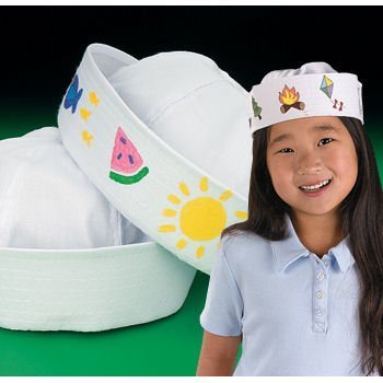 white sailor hats bulk