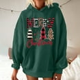 thumbnail image 2 of ZKCCNUK Hoodies Sweatshirt for Women's Casual Merry Christmas Printing Long Sleeve with Pocket Pullover Shirt Blouse, 2 of 5