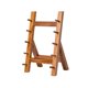 thumbnail image 2 of Estante de madera para guardar cuchillos, expositor de cuchillos para armarios, tienda de cocina Marrón de 5 capas, 2 of 9
