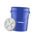 thumbnail image 4 of Luzkey Bucket Pail 20L Reusable Multifunction Stackable Food Storage Container with Lid for Household, Gardening, Auto Shop, Camping Blue, 4 of 8