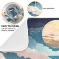 thumbnail image 3 of Yayeee Dish Drying Mat for Kitchen Counter Ultra Absorbent Easy Clean Pad 18x16", Rolling Waves, 3 of 7