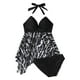 thumbnail image 4 of Traje de baño para mujer Traje de baño dividido con estampado grande para mujer Falda de bikini Traje de baño dividido Trajes de baño para mujer, 4 of 6