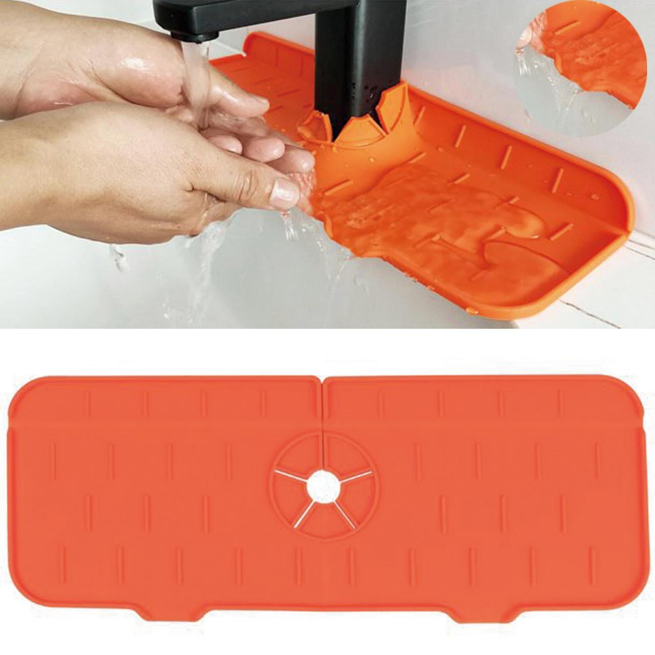 Kitchen Guard Silicone Faucet Mat Silicone Sink Mat Silicone Sink Faucet Mat for Kitchen Sink