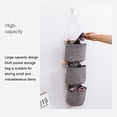 thumbnail image 4 of Injueey Bolsa colgante de 3 piezas para almacenamiento, artesanía duradera y exquisita, bolsas de almacenamiento para colgar en la oficina, Almacenamiento y organización del hogar caqui, 4 of 6