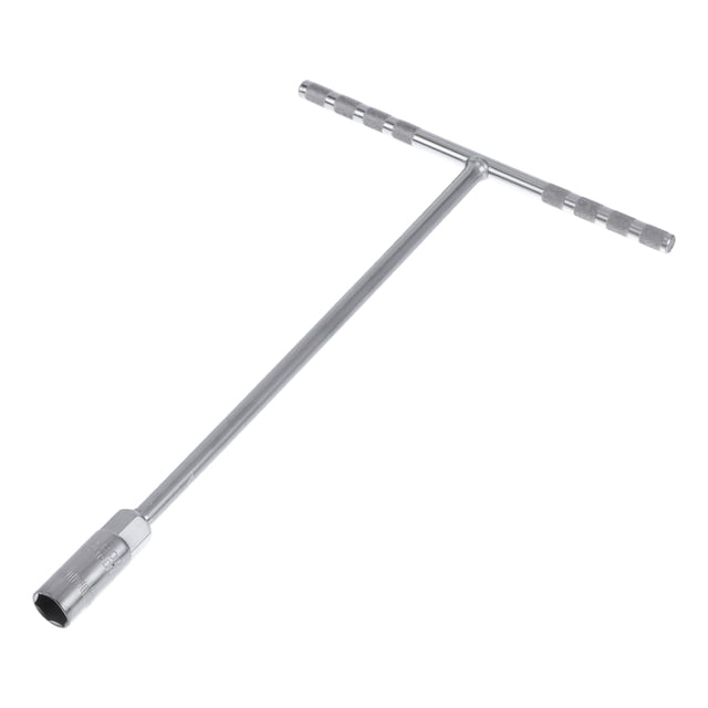 Llave de zócalo universal 28x18cm, llave de spanner duradera, extractor de zócalo de acero aleado 1 Pc hexágono 13mm para automóvil, motocicleta, dirtbike, llave de mango en T