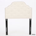 thumbnail image 3 of Noble House Kathleen Twin Fabric Tufted Kid's Headbaord, Ivory, 3 of 14