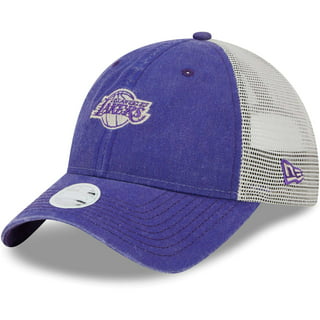 Men's Mitchell & Ness Purple Los Angeles Lakers The Grid Snapback Hat -  OSFA 