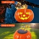 thumbnail image 5 of Linterna de calabaza con energía solar para decoración de Halloween al aire libre | Luz con estaca para jardín, patio, camino y césped, 5 of 5