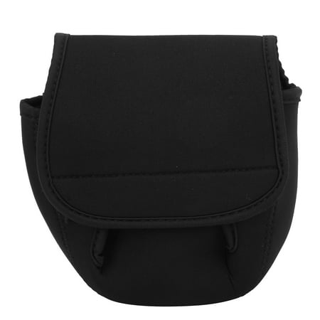 Wanningst Spinning Reel Soft Cover Case AntiCollision Storage Bag Fishing Reel Protective Cover Pouch(L )