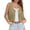 Brown, variant on Baberdicy Women's Fringed Sleeveless Summer Western Denim Punk Style Cardigan Jacket | Women's Jacket Clearance! Coffee Large
