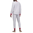 thumbnail image 5 of KelaJuan Christmas Pajamas for Family Cute Elk Print Long Sleeve Striped Tops + Trousers Set Winter Sleepwear, 5 of 6