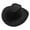 Black, variant on Leadrop Sun Hat Wide Brim Sun Protection Men Women Pure Color Adjustable Hat for Outdoor