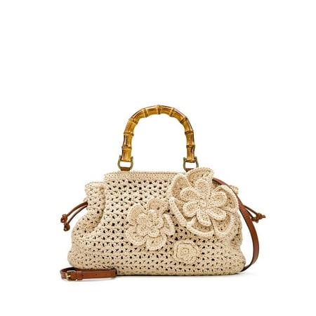 Patricia Nash Cantinella Crochet Bag Natural One Size