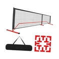 thumbnail image 4 of Red portátil de Pickleball, equipo de 22 pies, red de bolas de pepinillo para tenis de fiesta Rojo, 4 of 8