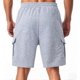 thumbnail image 5 of Men's Sport Shorts QuickDry Gym Shorts with Drawstring Light Gray, 5 of 5