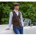 thumbnail image 2 of Mucros Weavers Classic Men's Tweed Vest 100% Irish Wool Waistcoat Made in Ireland, 2 of 3