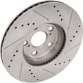thumbnail image 2 of New Vented Brake Disc Compatible With Pontiac Scion Toyota Corolla Le Eco Plus 4 Cyl 1.8L Corolla LE 4 Cyl 1.8L 2008-2019 By 31505 44622 145818 0833353 850071 900570 60076081, 2 of 8