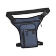 thumbnail image 1 of Bolsa de pierna para cicleta, bolsa de muslo, riñonera para ciclismo, correas de pierna extraíbles ligeras, Material de PU impermeable, cremal Azul, 1 of 8