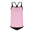 thumbnail image 5 of Nfurl Tankini Swimsuits for Women with Boyshorts Tummy Control Modest Tankini Bathing Suits 2 Piece Ladies Swimwear Summer Vacation Pink,Size L, 5 of 5
