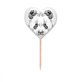 thumbnail image 1 of Fluffy Giant Panda Animal Portrait Toothpick Flags Heart Lable Cupcake Picks, 1 of 3