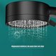 thumbnail image 4 of Turbos Pressurized Shower Head Drop-resistance Lightweight Shower Head for Home Hotel, 4 of 4