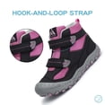 thumbnail image 4 of Botas de senderismo Mishansha Outdoor Ankle para niños pequeños, negras, rosas y grises, 4 of 5