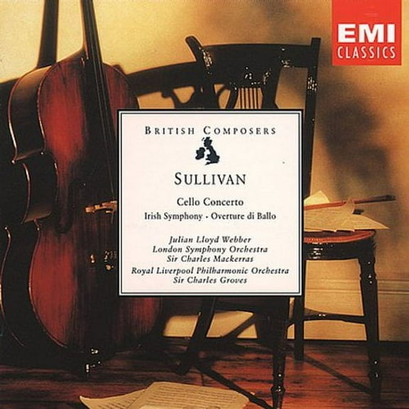 Sullivan / Elgar / Webber / MacKerras / Groves - Concerto Cello/Sym Irish/Ov Di Ballo - Classical - CD