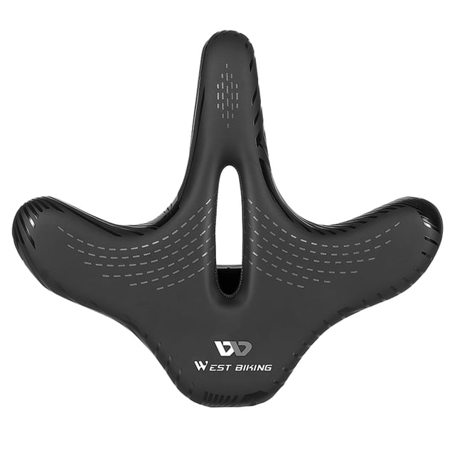 Selle de Vélo Haute Élasticité Siège Protecteur Élargi