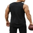 thumbnail image 4 of EIMELI Men Sports Tank Top Sleeveless Round Neck Solid Color Tops Running Fitness Tops for Men, 4 of 5